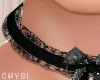C~Black Bow Choker
