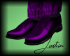 JW Violet Velvet Shoes
