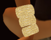(L) GOLD diamond Bangles