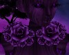 Violet Shoulder Roses R