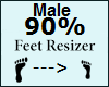 Feet Scaler 90% Male