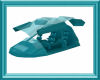 Future Flying Car Teal