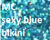 [MC] sexy blue bikini