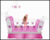 KIDS PINK CRIB
