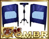 QMBR Chairs Office Blue