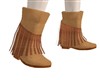 KIDS BROWN BOOTS FRINGE