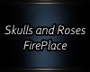 Skulls & Roses Fireplace