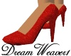 DW1 Sparkly Red Pumps