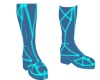 Aqua/Blue Tron Boots