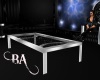 (BA) Dark Glass Table