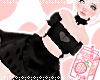 牛MAID: black shy dress