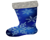 Blue Xmas Stocking