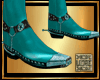 [L] TEAL Rock Boots M