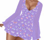 Purple Floral Dress (L)