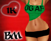!!1K DGAF ACTIVE GRN BM