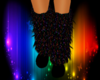 rave STAR furry boots