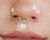 N. Nose Piercing Silver