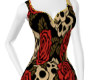 Long Red Skull Dress 4