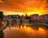 Sunset In Rome 