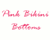 [G1] Pink Bikini Bottoms
