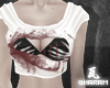 Bloody Shirt&Skull Bra