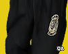Black Nylon Sweats