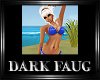 DKF Blue Frillikini