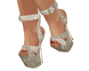 Glitter sequins sandals