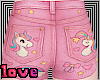 unicorns femboy shorts