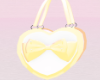 Cute Yellow Heart Bag