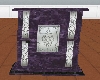 LL-Purple marble stand