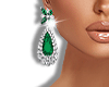 Green Earrings