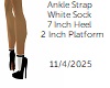 [BB] Ankle Strap White S