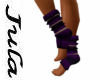 Purple Tartan Footwraps