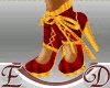 ~[ED] sexy red gold shoe