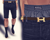 M. True Blk Denim Short