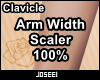 Arm Width Scaler 100%