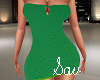 Lycra Dress-Green