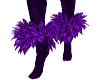 purple skunk F ankle fur