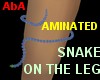 Snake on the leg