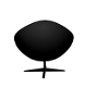black round chair