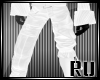 (RM)White half pants