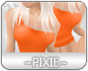 |Px| Orange One Shoulder
