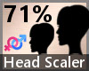 Head Scaler 71% F A