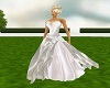 {F} WEDDING DRESS SATIN