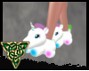 Unicorn slippers