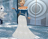 (K) Blue ice gown