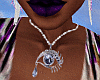 CL necklace * eye w/tear