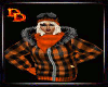 Warm winter orang jacket