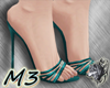 M3 Vienna Heels Emerald